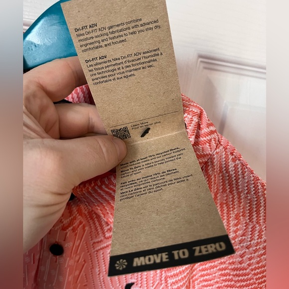 NWT Mens Nike Dri Fit Advantage Textured Golf Polo Shirt NWT Size Large - Picture 10 of 13